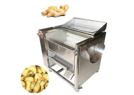 500KG/H Fruit And Vegetable Peeler Machine Ginger Potato Washer