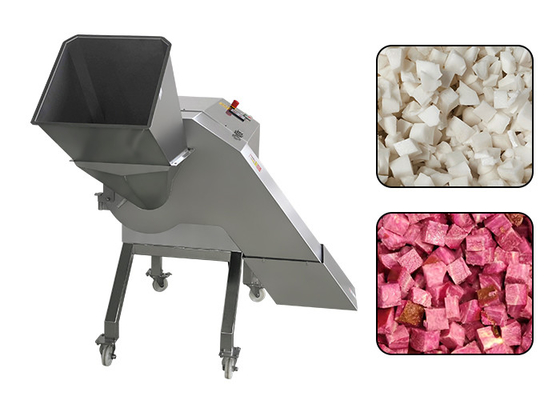 machine de coupe en dés 3000KG/H des fruits et légumes 3D commerciaux