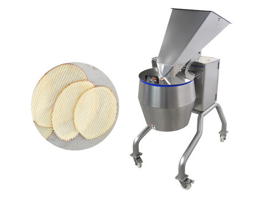 Machine à découper les copeaux de pommes de terre centrifuge en V-Cut 1000 kg/h avec une grande alimentation