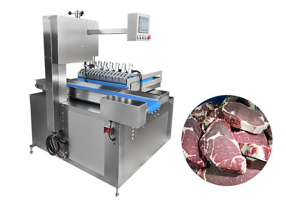 Machine de découpe à bande de viande congelée à double lame à grande vitesse