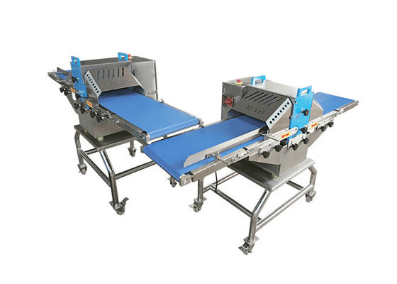 300 mm dans l'alimentation commerciale du porc ventre de viande et cube machine de coupe 500 kg / h