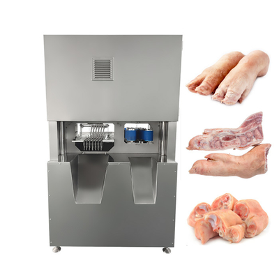 Multiplier 6pcs-lames automatique bande de viande a vu la machine de coupe de jambes de porc pour le transformateur de viande et le boucher