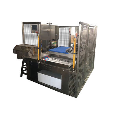 Système à coupe simple Machine automatique de scie à bande de viande avec couvercle de protection en acier inoxydable