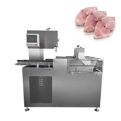 Serre à bande automatique à viande à angle de coupe réglé pour les transformateurs de viande à volume élevé