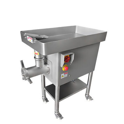 Machine industrielle de broyage de viande d'une capacité de 600 KG/H, construction en acier inoxydable SUS 304 et puissance de 2,2 KW