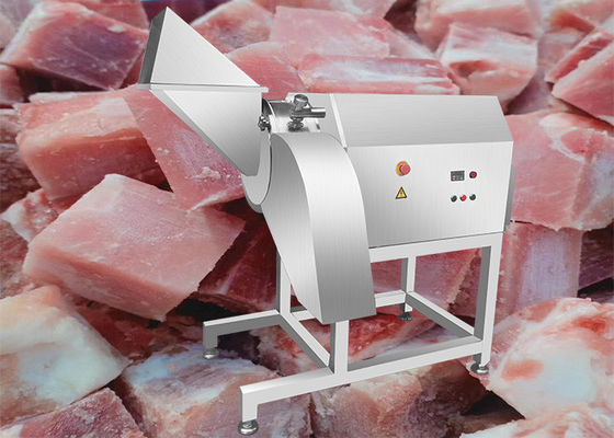 viande de porc congelée par cube de coupeur de blanc de poulet 1000kg/H Dicer une garantie d'an