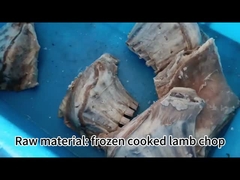 JYD-2550 Machine automatique de découpe de viande à sciure à bande de porc avec sortie à bande transporteuse