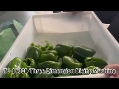 Machine à découper en 3D les légumes et les nains 1000 kg/h avec vitesse de coupe réglable