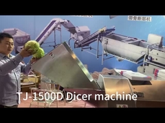 machine de coupe en dés 3000KG/H des fruits et légumes 3D commerciaux