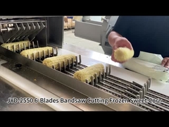 Nouveau design de la scie à bande automatique à 6 lames pour couper le maïs surgelé